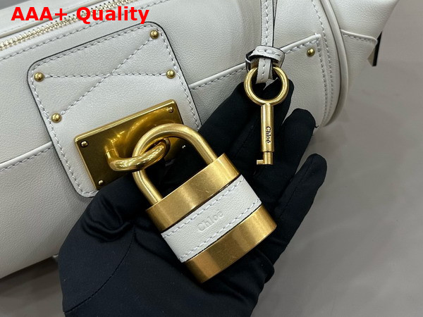 Chloe Paddington Crossbody Bag in Cloudy Cream Grained Leather Replica