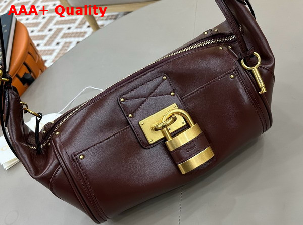 Chloe Paddington Crossbody Bag in Crafty Brown Grained Leather Replica