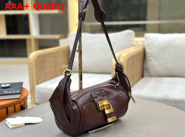 Chloe Paddington Crossbody Bag in Crafty Brown Grained Leather Replica