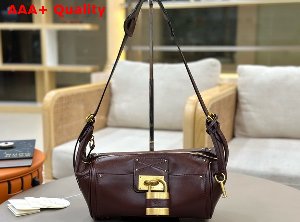 Chloe Paddington Crossbody Bag in Crafty Brown Grained Leather Replica