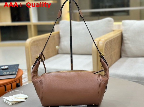 Chloe Paddington Crossbody Bag in Mustang Brown Grained Leather Replica