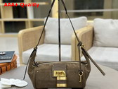 Chloe Paddington Crossbody Bag in Suede Leather Deep Khaki Replica