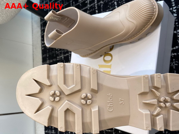 Chloe Raina Rain Boot in Beige Rosa Replica