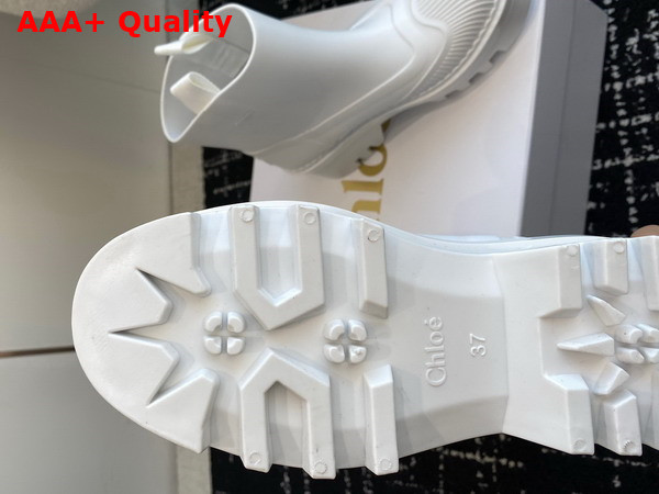 Chloe Raina Rain Boot in White Replica