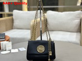 Chloe Small Chloe Heritage Shoulder Bag in Black Grained Leather Replica