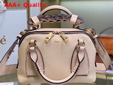 Chloe Small Daria Bag in Sweet Beige Smooth and Shiny Calfskin Replica