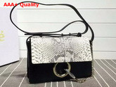 Chloe Small Faye Bag Python And Calfskin Replica