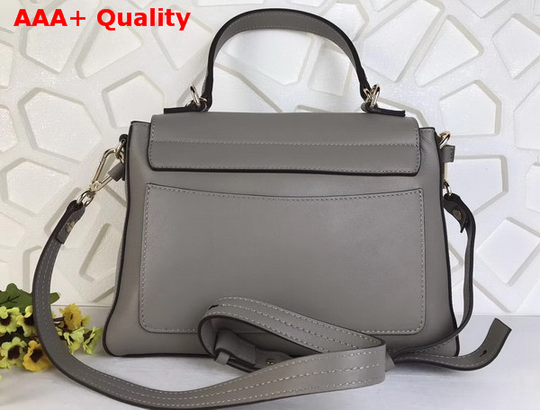 Chloe Small Faye Day Bag in Grey Smooth and Suede Calfskin Replica