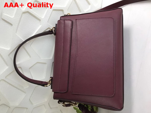 Chloe Small Faye Day Bag in Smooth and Suede Calfskin Carbon Brown Replica