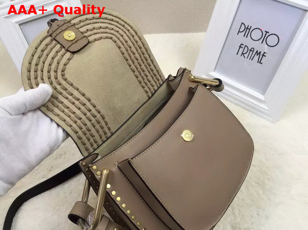 Chloe Small Hudson Bag Calfskin With Tassel Grey Replica