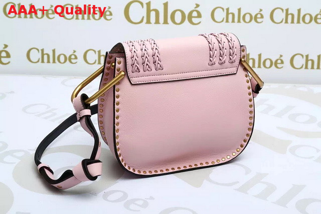 Chloe Small Hudson Bag In Smooth Calfskin With Suede Calfskin Tassel Pink Replica