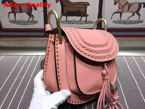 Chloe Small Hudson Bag in Pink Smooth Calfskin Replica