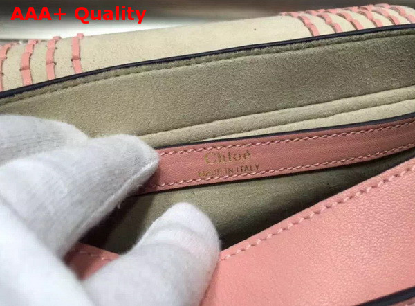 Chloe Small Hudson Bag in Pink Smooth Calfskin Replica