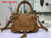 Chloe Small Marcie Bag In Grained Calfskin Tan Replica