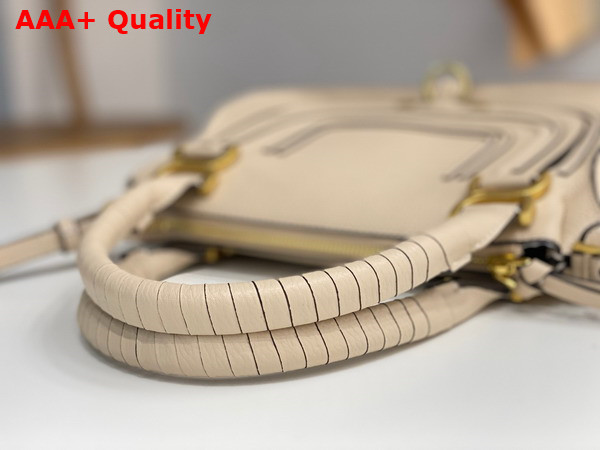 Chloe Small Marcie Bag in Beige Grained Leather Replica