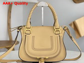 Chloe Small Marcie Bag in Cream Grained Leather Replica