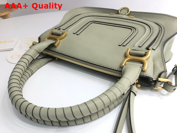 Chloe Small Marcie Bag in Pottery Green Grained Leather Replica