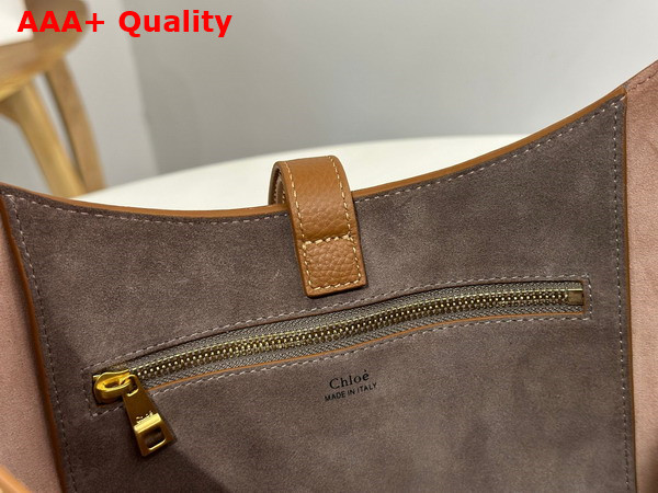 Chloe Small Marcie Hobo Bag in Grained Leather Tan Replica