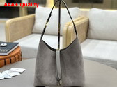Chloe Small Marcie Hobo in Suede Leather Motty Grey Replica