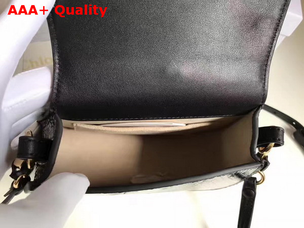 Chloe Small Nile Bracelet Bag in Black Python Replica
