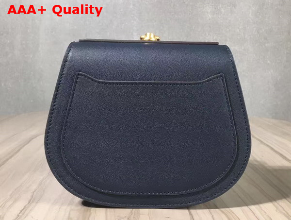 Chloe Small Nile Bracelet Bag in Blue Smooth and Suede Calfskin Patchwork Replica