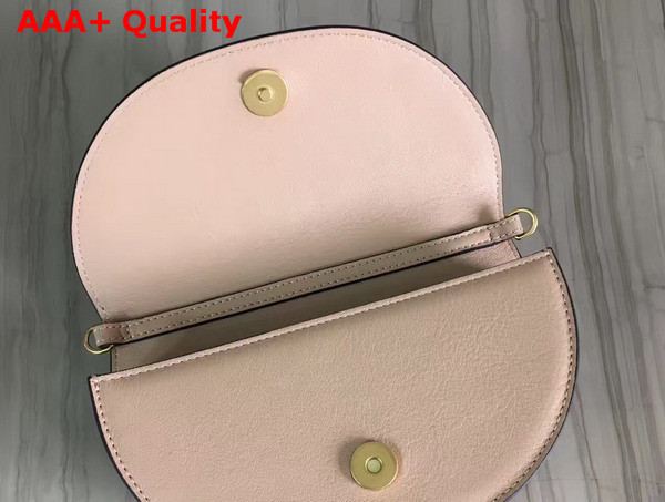 Chloe Small Nile Minaudiere in Nude Smooth Calfskin Replica