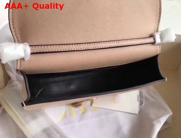 Chloe Small Nile Minaudiere in Smooth Calfskin Nude Replica
