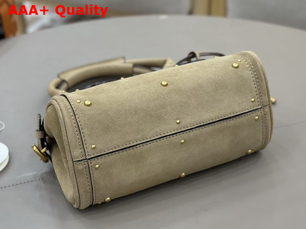 Chloe Small Paddington Bag in Dusty Beige Suede Leather Replica