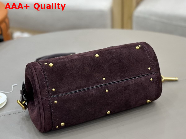 Chloe Small Paddington Bag in Kohl Brown Suede Leather Replica