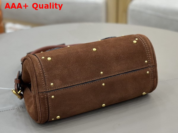 Chloe Small Paddington Bag in Vintage Brown Suede Leather Replica