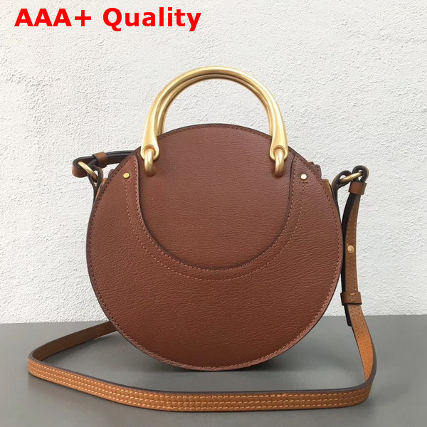 Chloe Small Pixie Bag Brown Suede and Calfskin Replica