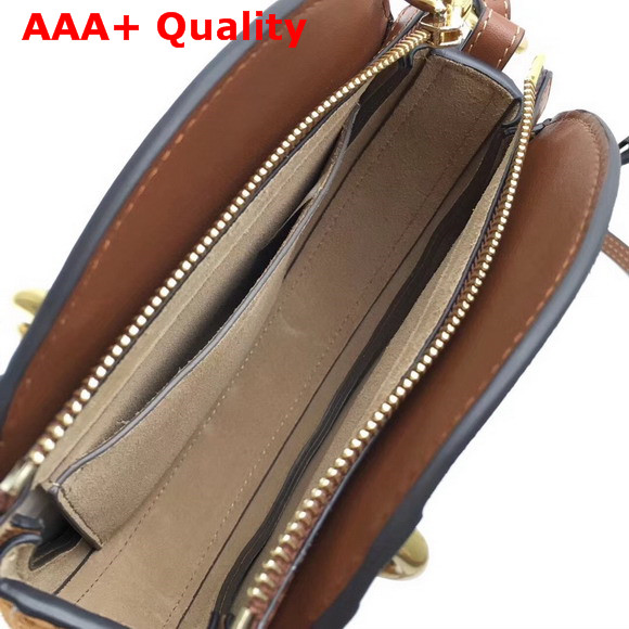 Chloe Small Pixie Bag Suede and Smooth Calfskin Tan Replica