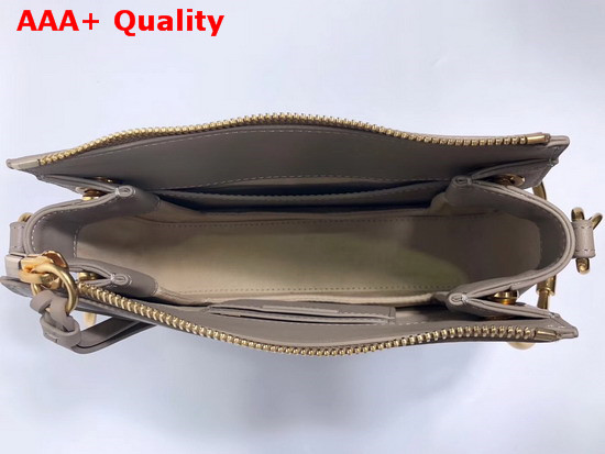 Chloe Small Roy Bag in Motty Grey Smooth and Suede Calfskin Replica