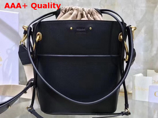 Chloe Small Roy Bucket Bag in Black Replica