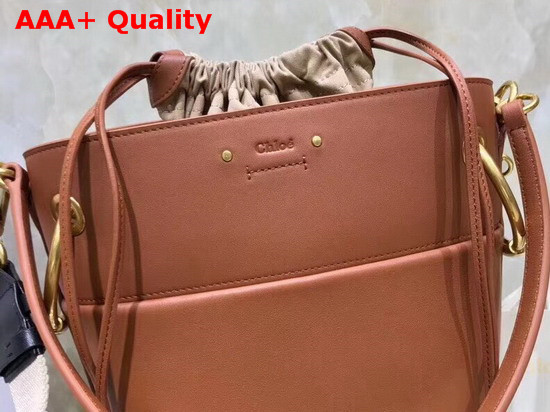 Chloe Small Roy Bucket Bag in Brown Replica
