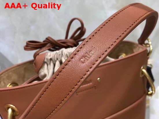 Chloe Small Roy Bucket Bag in Brown Replica