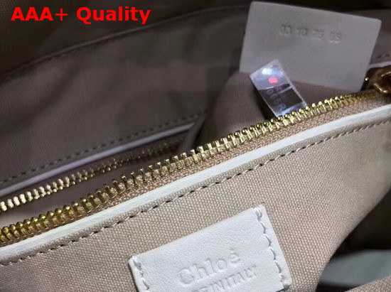 Chloe Small Roy Bucket Bag in Natural White Replica
