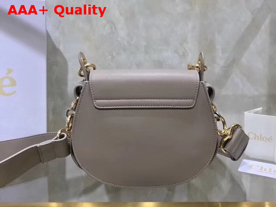 Chloe Small Tess Bag Motty Grey Shiny and Suede Calfskin Replica