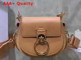 Chloe Small Tess Bag in Nude Shiny and Suede Calfskin Replica