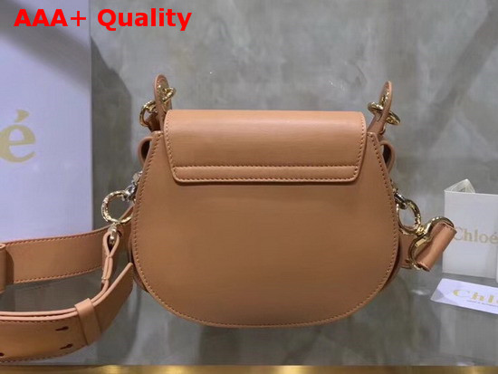 Chloe Small Tess Bag in Nude Shiny and Suede Calfskin Replica
