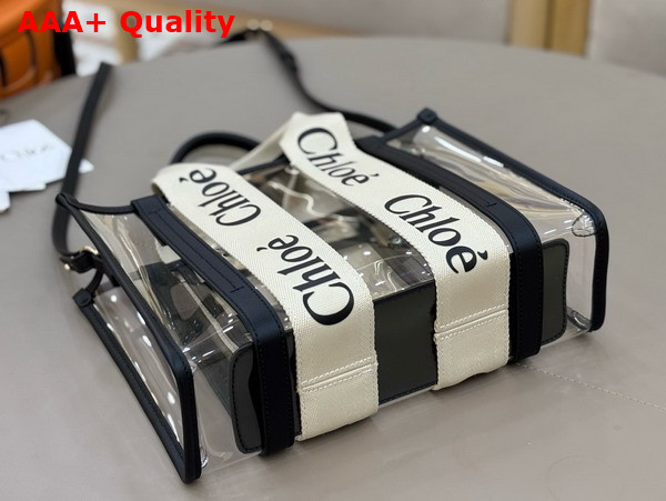 Chloe Small Woody Tote Bag in Jelly and Leather White Replica