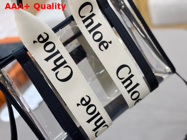 Chloe Small Woody Tote Bag in Jelly and Leather White Replica