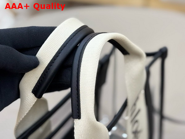 Chloe Small Woody Tote Bag in Jelly and Leather White Replica