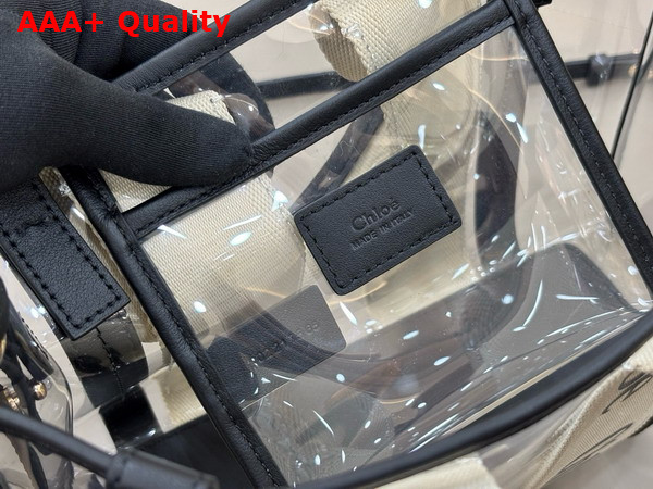 Chloe Small Woody Tote Bag in Jelly and Leather White Replica