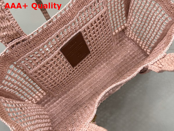 Chloe Summer Banana East West Tote Bag in Summery Beige Raffia Replica