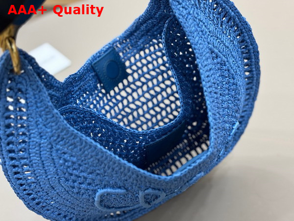 Chloe Summer Banana Hobo Bag in Stomy Sea Raffia Replica