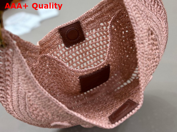 Chloe Summer Banana Hobo Bag in Summery Beige Raffia Replica