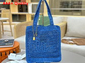 Chloe Summer Banana Tote Bag in Stomy Sea Raffia Replica