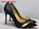 Christian Louboutin 17th Floor Patent Pvc 85mm Black Replica