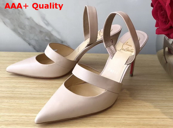Christian Louboutin Actina Repe Nappa Shiny Nude Replica